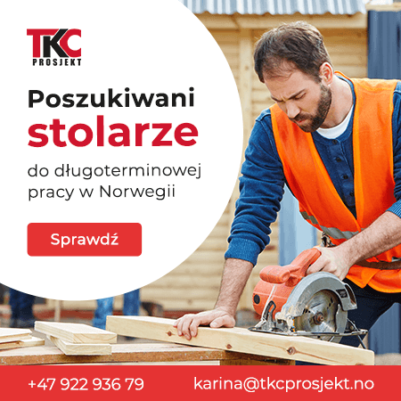 STOLARZE do długoterminowej pracy w Norwegii poszukiwani.