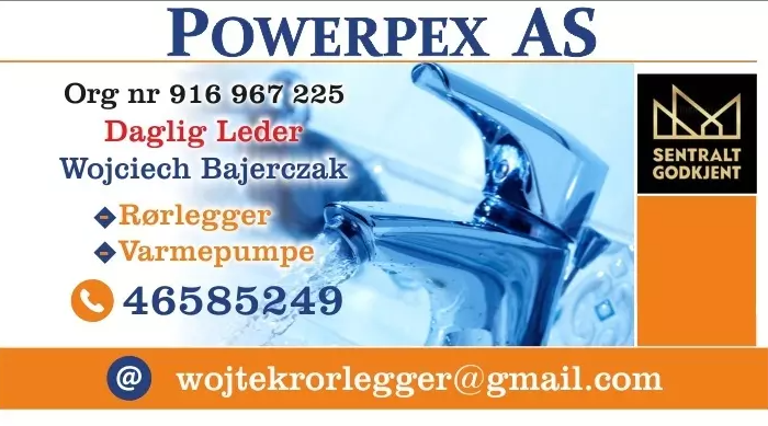 Powerpex AS poszukuje do pracy hydraulików na projekty w Oslo i okolicy