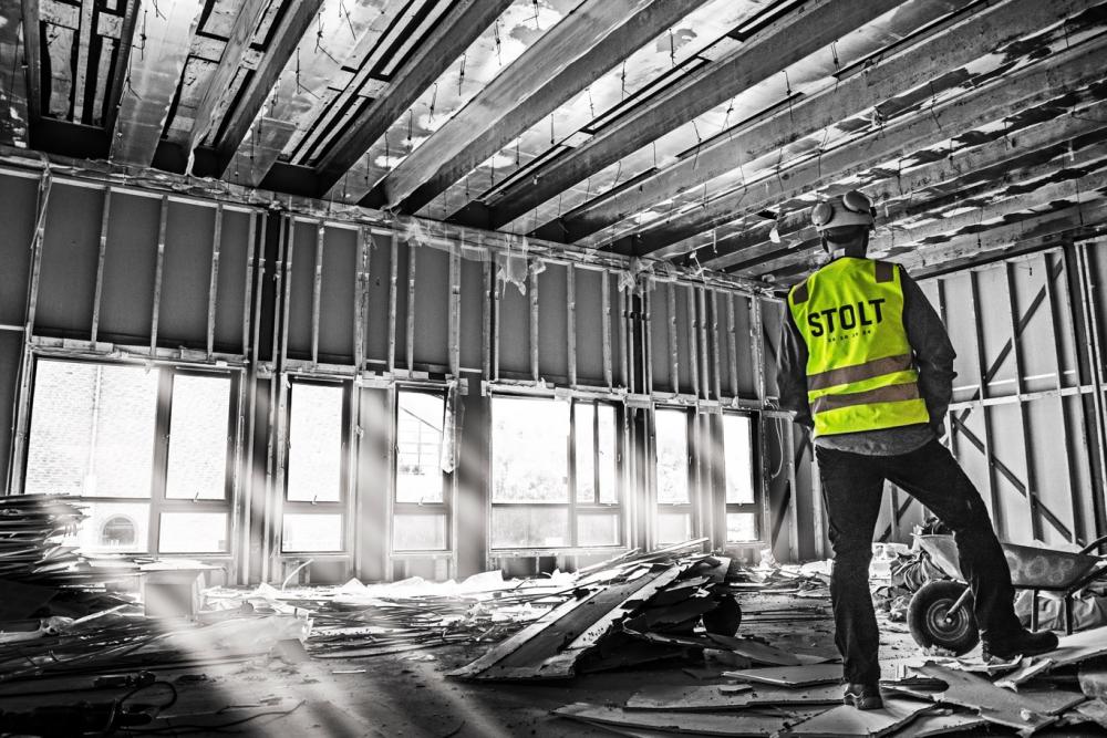 Pracownik wyburzeniowy / Demoliton worker / Rivingsarbeider - STOLT AS - Oslo
