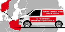 NAJTAŃSZY - TRANSNPORT 2 RAZY W TYGODNIU NORWEGIA-POLSKA