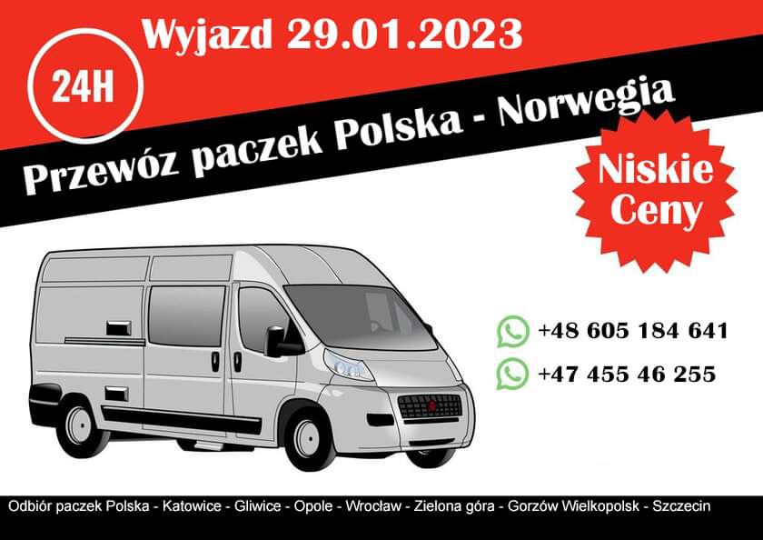 Transport paczek Polska - Norwegia