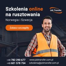 SZKOLENIA ONLINE NA RUSZTOWANIA : NORWEGIA i SZWECJA
