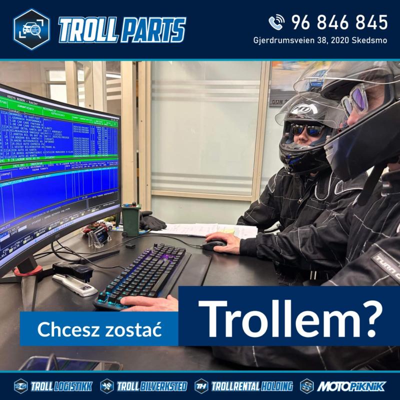 Doradca Klienta w branży motoryzacyjnej – dołącz do TrollParts AS!