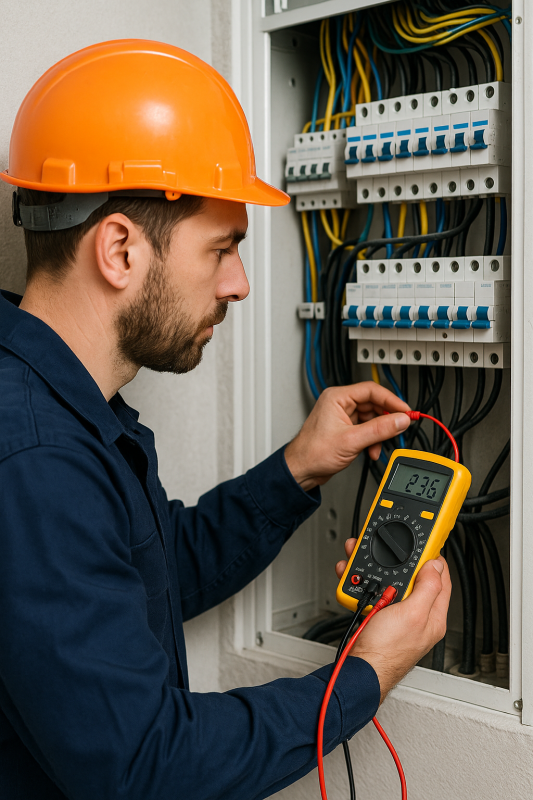 Pomocnik elektryka szuka pracy