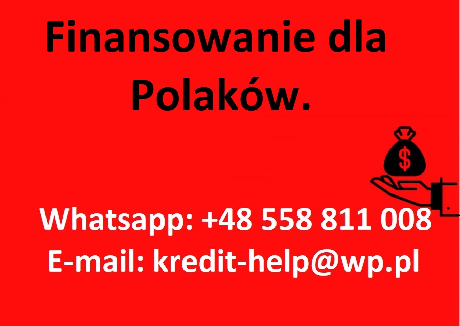 Kredyt dla Polaków. WhatsApp: +48 558 811 008