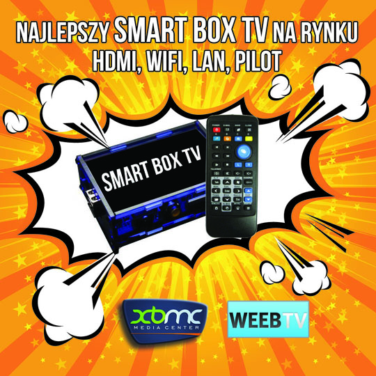 Smart box TV do telewizji przez Internet