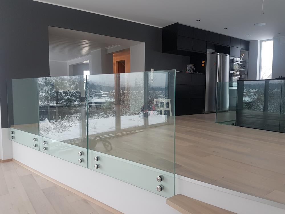 Balustrady szklane