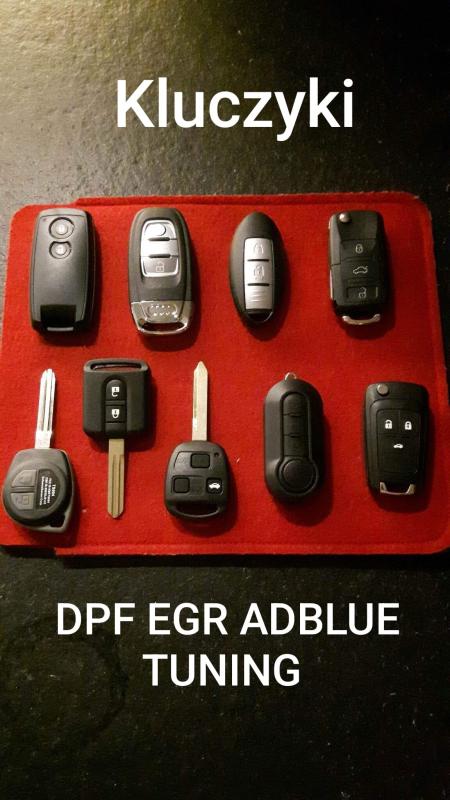 Naprawa DPF i EGR oraz ADBLUE Dorabianie Kluczyków. Podnoszenie Mocy
