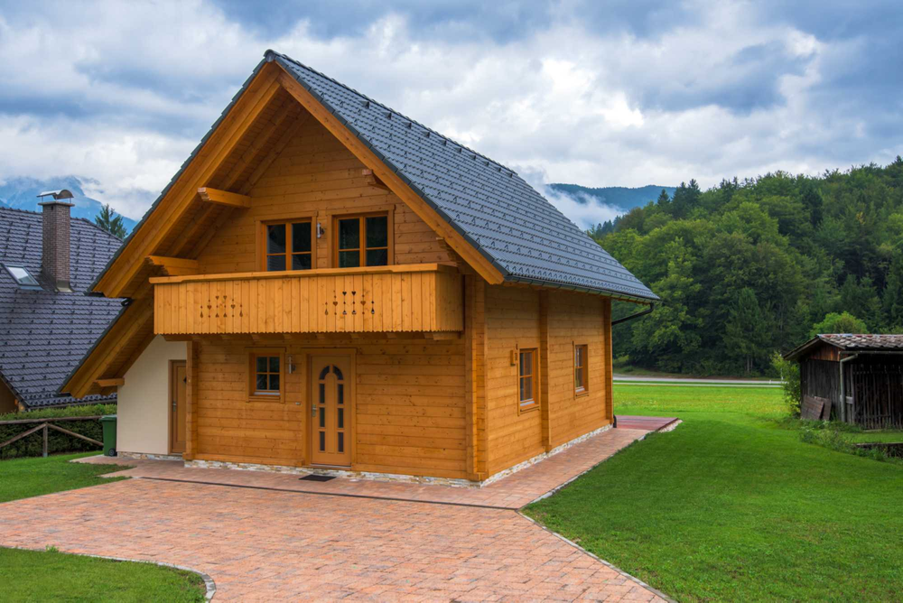 Domy z bali w stylu góralskim CAŁA NORWEGIA