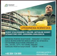 Szkolenia na rusztowania – uprawnienia norweskie (§17-4 zgodnie z NS9700) i szwedzkie (STAR)