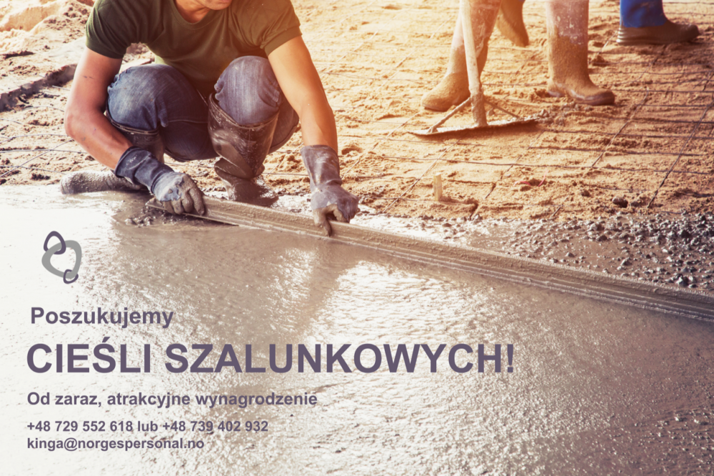 Cieśla szalunkowy / forskalingssnekker